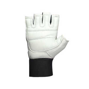 Prix de gros Personnalisé Réglable Protection des mains Longue Manchette Poignet Soutien Haltérophilie En Cuir Demi Doigt Gants De Gymnastique - Product Image 6