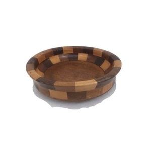 Cuenco de madera de acacia para servir comida, cuenco rústico hecho a mano para sopa y ensalada de frutas de gran tamaño, para restaurante - Product Image 1