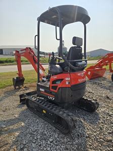 Mini-excavatrice U17 2023 avec moteur Cummins efficace, 12 tonnes, godet de 0,4 m, compacte, puissante, avec roulement à engrenages et moteur principal, d'occasion - Product Image 5