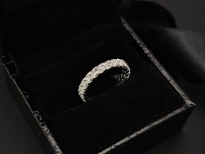 Anillo de Compromiso Clásico de Acero Inoxidable para Mujer, Creado en Laboratorio - Product Image 5