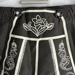 Lederhosen en cuir véritable, Trachten allemand, tradition bavaroise, Oktoberfest, Lederhose court personnalisé pour hommes - Product Image 5