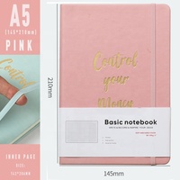Impresión Personalizada, Precio de Fábrica, Diario de Tapa Dura con Banda Elástica de Cuero PU, Agendas, Cuadernos