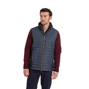 Hommes formel hiver hybride isolé gilet bouffant Logo personnalisé surdimensionné chaud sans manches multi-poches OEM - Product Image 1
