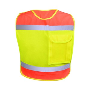 Class 2 <b>Hi</b> <b>Vis</b> Polyester Apparel <b>Orange</b> Reflective Vest Breathable School Child Safety Vest With Customizable Logo - Product Image 4