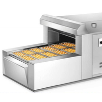 Four tunnel commercial pour boulangerie, four à gaz et électrique pour pain pita, biscuits et gâteaux