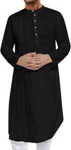 Styles décents Eid Kurta avec pyjama Design 2025 hommes pakistanais Salwar Kameez et homme indien Shalwar kameez Collection OEM - Product Image 6