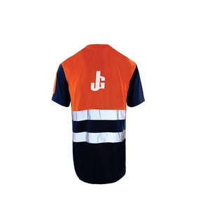 เสื้อทำงานแขนสั้นป้องกันกลิ่นป้องกันกลิ่นผ้ายืดหยุ่นวัสดุโพลีเอสเตอร์กันลมใช้ได้ทั้งชายและหญิงได้รับการรับรอง CE - Product Image 3