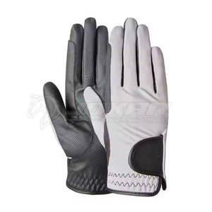 Gants d'équitation unisexes avec paume absorbant les chocs et gants d'équitation confortables - Product Image 1