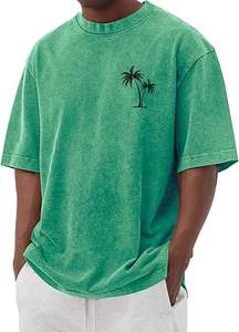 Boxy Fit DTG Impreso Oversized Streetwear Camiseta | Logotipo personalizado | Estilo Hip Hop de moda | OEM | MOQ bajo | Entrega rápida - Product Image 2