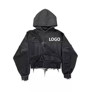 Dernier design, sweat-shirts amples d'hiver, couleur unie, numérique, 100% coton, effet délavé, fabriqués au Pakistan, style streetwear, vente en gros, personnalisés - Product Image 4