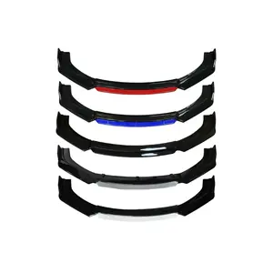 ขอบด้านหน้า4ชิ้นสีน้ำเงินเปียโนอเนกประสงค์กันชนหน้าสีดำติดด้วยประสิทธิภาพ - Product Image 1