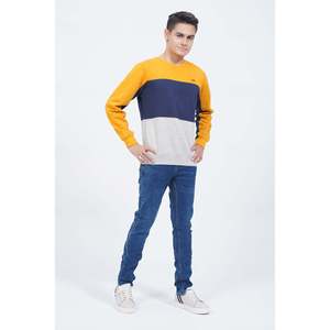 Custom logo Men's CORBY Crew Neck Long Sleeves Sweatshirt Anti-Wrinkle and Anti-Shrink Screen <b>Printed</b> Hoodie in Size XXS - Product Image 4