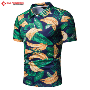 Venta al por mayor de poliéster/algodón para hombre sólido para camisa de golf de alta calidad de manga corta Jersey sublimado de secado rápido que absorbe la humedad - Product Image 2