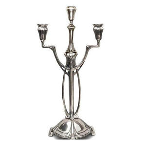 Support de bougie en laiton nickelé de haute qualité, fait main, personnalisable, pour la maison, les hôtels, les fêtes et Noël - Product Image 1
