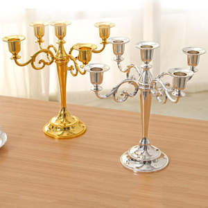 Christmas Decoration Metal Wedding <b>Candle</b> Holder <b>Dinner</b> Decor and Dinning <b>Candle</b> Stand for Home Decor - Product Image 5
