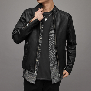 แจ็คเก็ตหนังแท้สำหรับผู้ชายแจ็คเก็ตหนังแท้2023 100% ฤดูหนาว - Product Image 6