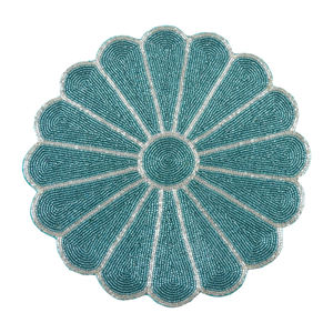 Mantel Individual hecho a mano con diseño de flores para mesa de comedor, vajilla decorativa para fiestas y otras funciones - Product Image 2