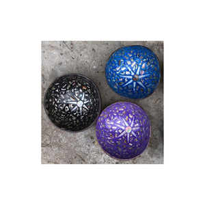 Bol en laque de coque de noix de coco écologique de taille personnalisée, artisanat naturel de luxe, panier de rangement décoratif, bon prix, fabriqué au Vietnam - Product Image 5