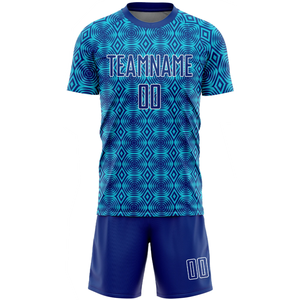 Maillots de football personnalisés par sublimation - Personnalisation complète, couleur unie, logo personnalisé, design unisexe, 100% polyester, impression par transfert thermique - Product Image 5