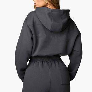 เสื้อฮู้ดดี้ผู้หญิงดีไซน์ใหม่ปี 2023 ไซส์ใหญ่ สีพื้น สำหรับฤดูหนาว ยูนิเซ็กซ์ แบรนด์ใหม่ ปักลายตามสั่ง เป็นมิตรกับสิ่งแวดล้อม ผ้าฟลีซ สไตล์สตรีท - Product Image 2