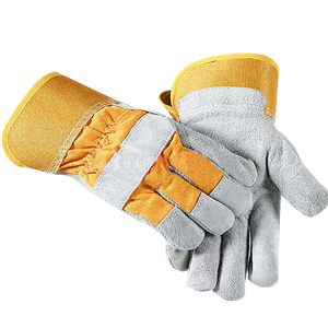 Gants XL pour hommes Doublure en coton et cuir de chèvre souple Fonction anti-coupure Gants de travail industriel à usage général - Product Image 1