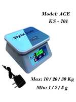 Balance de cuisine numérique robuste Venus KS-701, 30 kg, plastique, précision 1 g, balance électronique USB, haute capacité de charge