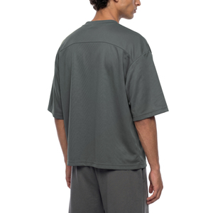 Camiseta Unisex Oversize de Malla con Cuello Redondo - 100% Poliéster con Logotipo Bordado y Serigrafía - Product Image 6