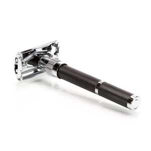 Etiqueta privada Classic Metal De Saftey Razer Latón Reutilizable Mango largo Doble filo Afeitado Maquinilla de afeitar de seguridad para hombres - Product Image 2