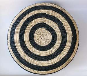 Coussin en jacinthe d'eau Style Vintage Siège Ottoman Coussin tissé à la main de haute qualité Fournisseur vietnamien FBA Amazon - Product Image 4