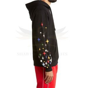 Sweat à capuche décontracté pour homme, fabrication pakistanaise, 100 % coton, écologique, séchage rapide, logo personnalisé imprimé, motif uni marron - Product Image 2