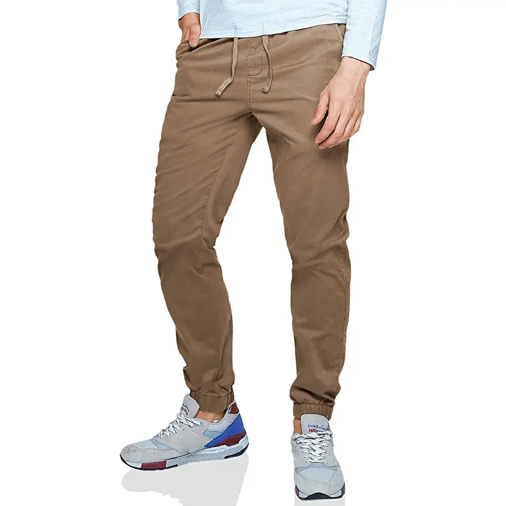 Most Popular Men's Casual Trousers Solid Color Cotton Fashion Men's Slim Pants Get From Marig With All Customization Services