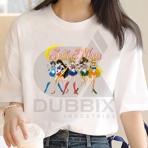 เสื้อยืดผู้หญิงสติกเกอร์100% ผ้าฝ้ายปรับแต่งได้ออกแบบโลโก้สี - Product Image 4