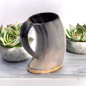 Artesanías naturales duraderas, cuerno medieval Vikingo, Cosplay tallado personalizado, celebraciones históricas, bebida personalizada de grado alimenticio - Product Image 3