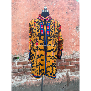 Kimono de algodón 100% para adultos, chaqueta femenina de diseño cómodo y fresco, con bordado Suzani, oferta de Navidad - Product Image 5