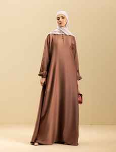 Abaya Informal Moderna para Mujer, Cómoda, Ligera, Transpirable, Antiarrugas, de Manga Larga, de Secado Rápido, Color Sólido, la Más Vendida - Product Image 4