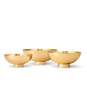 ชามทองเหลืองเคลือบเงาทรงกลมพร้อม EPL Lacquer หรูหราชามตกแต่งอินเดียฐานทองเหลืองออกแบบโลหะให้บริการดีไซน์เนอร์ - Product Image 1