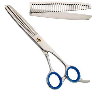 Tijeras para adelgazar el cabello hechas a mano de 6,0 \ ", tijeras de peluquero texturizantes de colores personalizados - Product Image 3