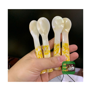 CUCHARA DE CAVIAR DE NÁCAR NATURAL HECHA A MANO DE ALTA CALIDAD MATERIAL ECOLÓGICO AL POR MAYOR VIETNAM - Product Image 2