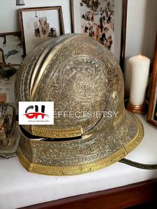 หมวกกันน็อคเหล็กกล้าเยอรมันยุคกลาง/อัศวินแบบกอธิคหมวกกันน็อคแกะสลักด้วยมืออย่างเต็มที่ - Product Image 5