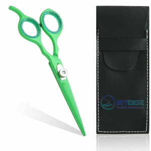 Tijeras Profesionales de Peluquería para Cortar el Cabello con Estuche de Cuero, Herramienta de Acero Inoxidable para Salón y Barbería para Hombres y Mujeres - Product Image 6