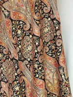 Châle en cachemire en velours de laine solide doré, moutarde, pour femmes, enveloppe d'hiver, broderie de fil, respirant, finition élégante
