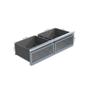 Réfrigérateur/Congélateur à Portes Françaises MasterCool 36 en Acier Inoxydable, Ligne de Plafond Élevée, Congélateur en Bas, Alimentation Électrique - Product Image 6