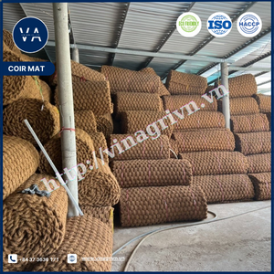 Alfombrilla de fibra de coco reversible ecológica 2024, tamaño y grosor personalizados, tejido de fibra de coco y cuerda iluminada de origen vietnamita - Product Image 6