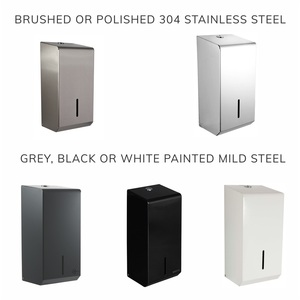 Distributeur d'essuie-mains mural en acier gris graphite Accessoires de salle de bain Installations de loisirs - Product Image 4