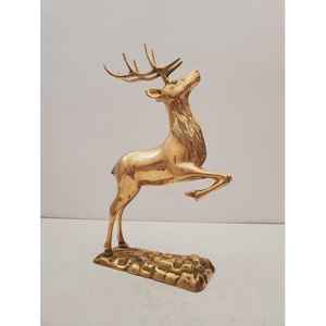 กวางเรนเดียร์เน้นในบ้านทำด้วยมือดีไซน์ใหม่ออกแบบด้วยทองเหลืองออกแบบเองในร่ม - Product Image 1