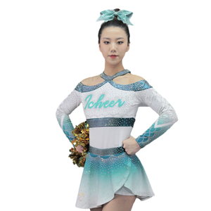 Uniformes de performance de pom-pom girl Tenues respirantes et flexibles pour un confort maximal - Product Image 5