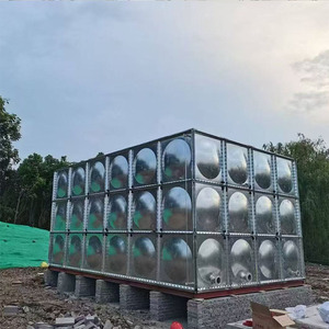 Tanque de almacenamiento de agua cuadrado de acero inoxidable 100M3 de alta calidad para hotel restaurante planta de fabricación uso sistema atornillado de 220V - Product Image 2