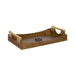 ถาดโลหะแก้วทรงกลมทรงสี่เหลี่ยมสำหรับเสิร์ฟอาหาร - Product Image 3