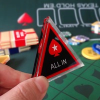 Dealer Button Accessoire de poker Jetons de jeu légers pour les jeux de poker pour une utilisation facile Bouton de croupier pour plus