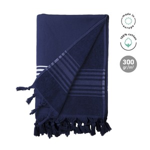 Toalla de playa de algodón PAREO de 2 lados de estilo turco para niños suave de secado rápido con Terry en la parte posterior sin arena y bolsa incluida - Product Image 1